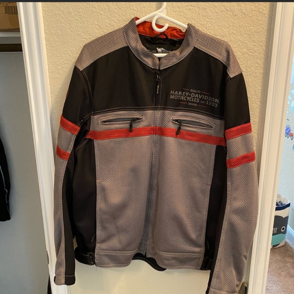 Harley Davidson Trenton Mesh Riding Jacket Mens XL